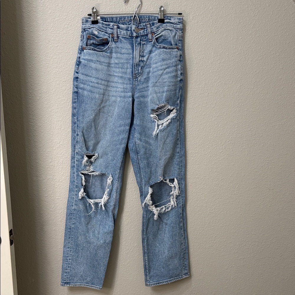 American Eagle Curvy 90's Straight Stretch Jeans Size 4